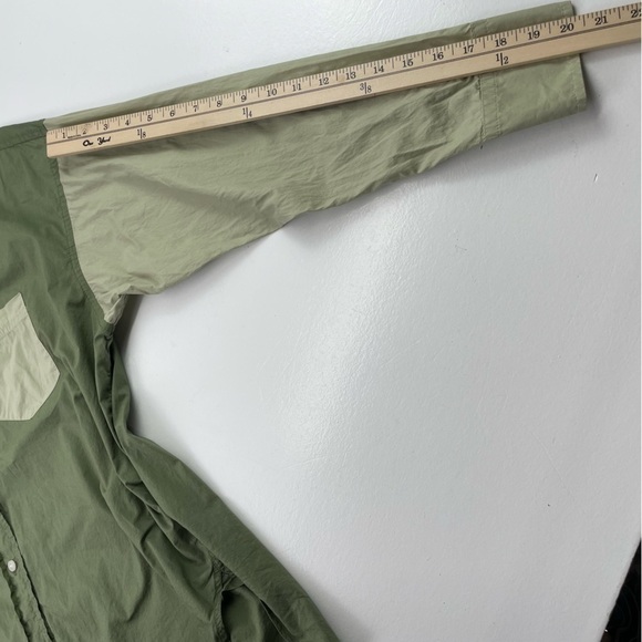 J.Crew Blouse Women Size 6 Relax-Fit Long Sleeves Collared Lightweight Pocket - Picture 13 of 13